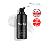 Medik8 Liquid Peptides Advanced MP serum bottle with awards on a white background